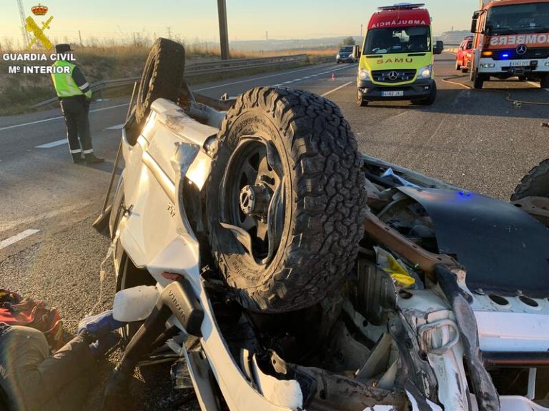 La Guardia Civil localiza al conductor de un vehículo fugado tras un accidente en Picassent