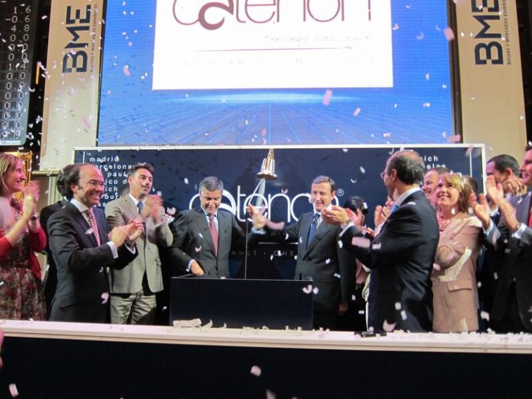 Las acciones de Catenon se disparan casi un 15% en una semana tras la entrada de Dimas Gimeno en el capital