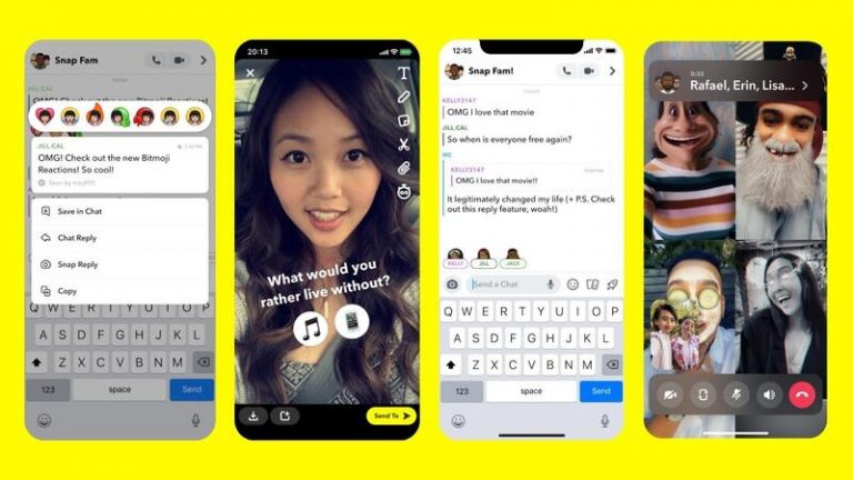 Snapchat estrena una función de encuestas creadas a partir de emojis