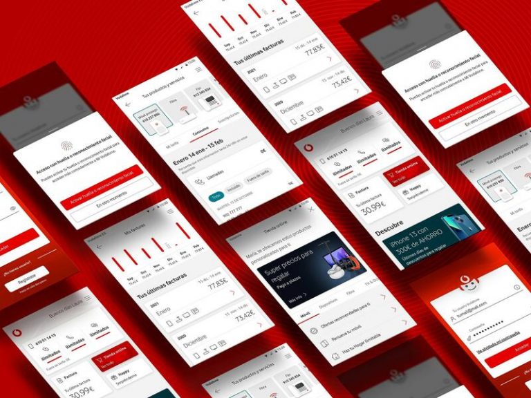La aplicación Mi Vodafone supera las 100 millones de visitas en 2021