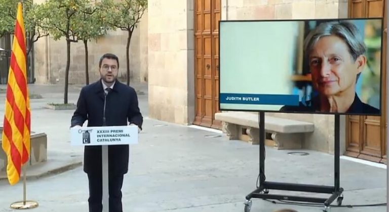 La Generalitat concede el Premi Internacional Catalunya a la filósofa y activista Judith Butler