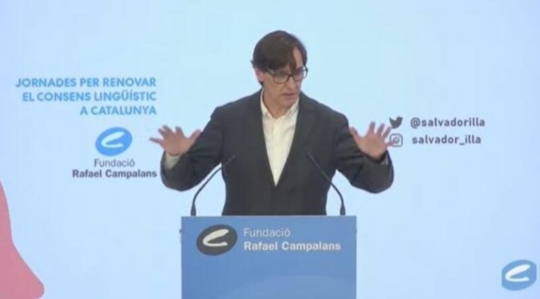 Illa afirma que la mejor defensa del catalán es 