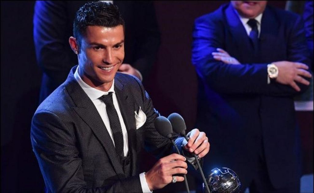 CR7 en los The Best FIFA