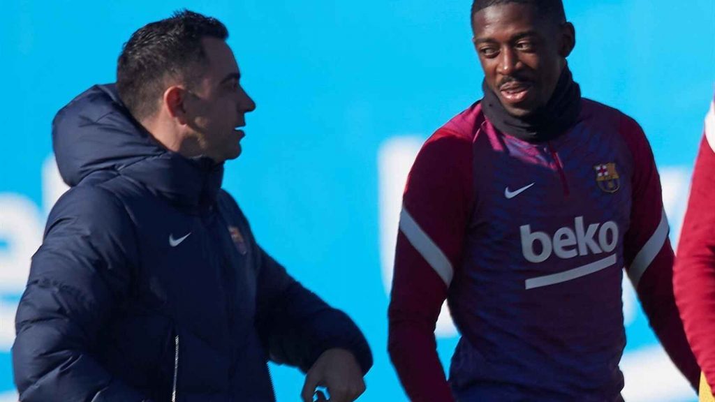 Dembele y Xavi