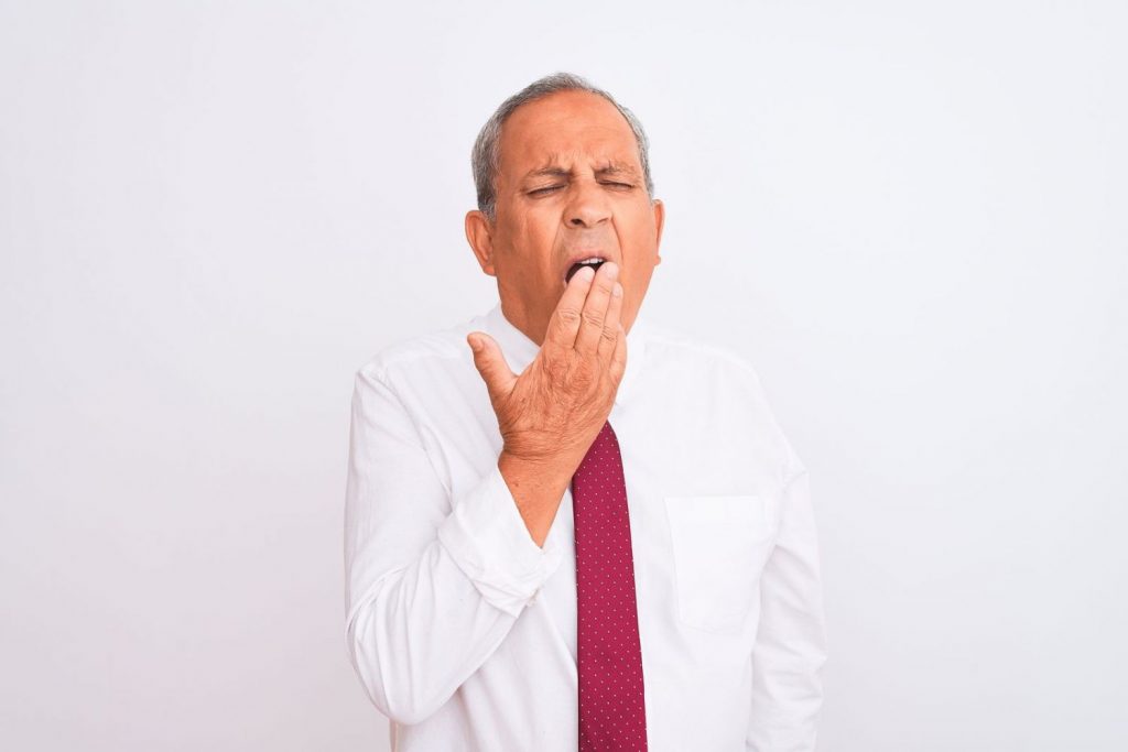 ¿Cuáles son las características presentes al bostezar?