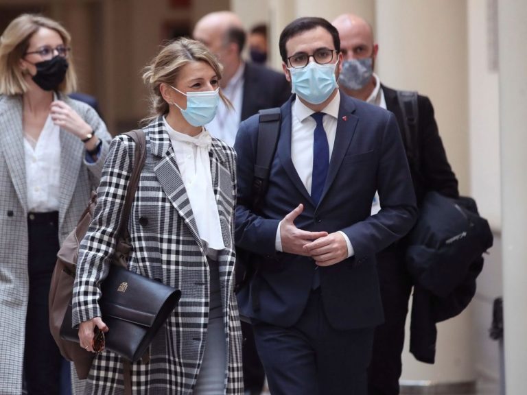 Alberto Garzón y Yolanda Díaz lamentan la muerte de David Sassoli