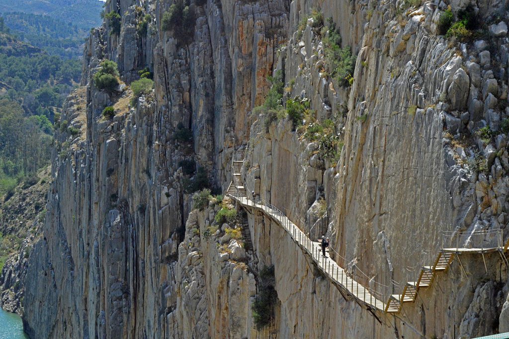 El Caminito del Rey otra de las pasarelas de España