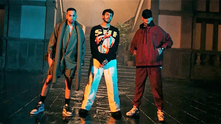 Sebastián Yatra con Justin Quiles y L-Gante en 'Regresé'