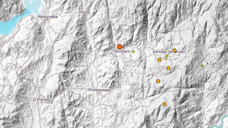 Un terremoto de magnitud 3,4 sacude Mondariz y se suma a la treintena registrada en Pontevedra durante esta semana