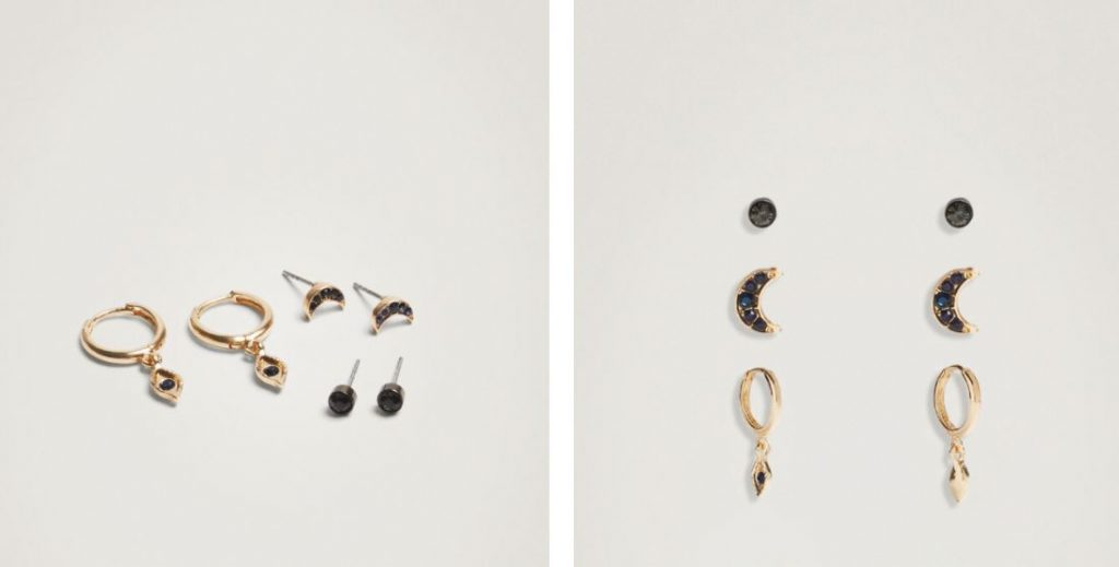 Conjunto de aros con charm