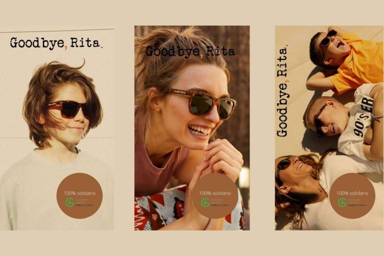 Múltiples diseños de gafas de sol para adultos y niños con la firma Goodbye, Rita