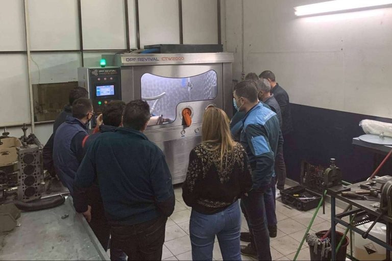 DPF Revival dispone de máquinas de limpieza de filtros de partículas para flota de camiones y autobuses