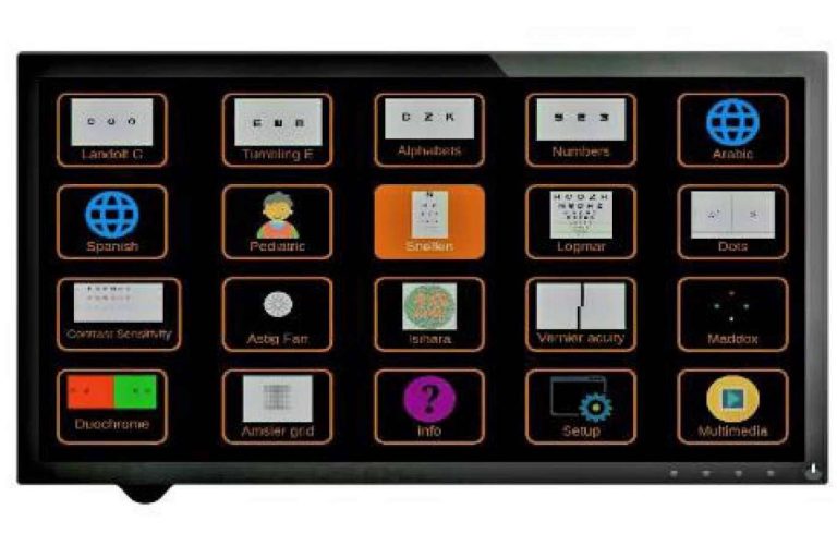 GX2 ofrece pantallas de optotipos multifunción