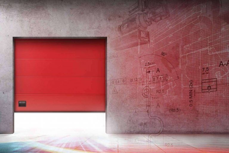 Qué es una puerta seccional, por ASSA ABLOY