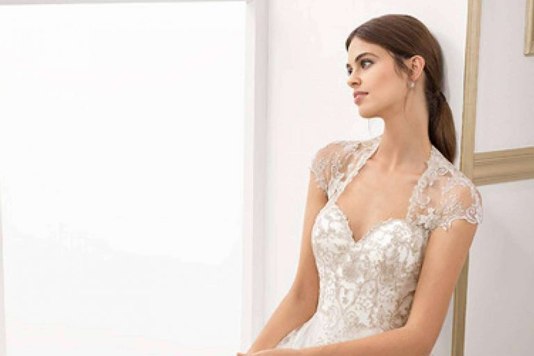 María Vega diseña vestidos de novia en Madrid