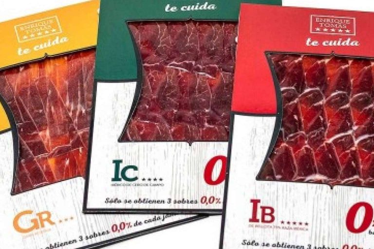 La posibilidad de comprar jamón Zero Cero, con menos grasa y azúcar, con Enrique Tomás