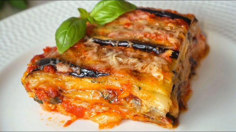 La lasaña de berenjenas que tiene más sabor que la tradicional