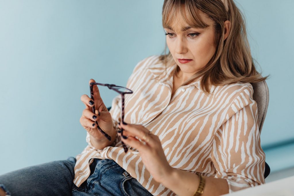 Las gafas se limpian 