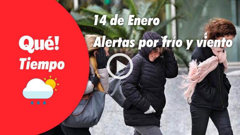 Hoy nos congelamos. El tiempo del 14 de enero
