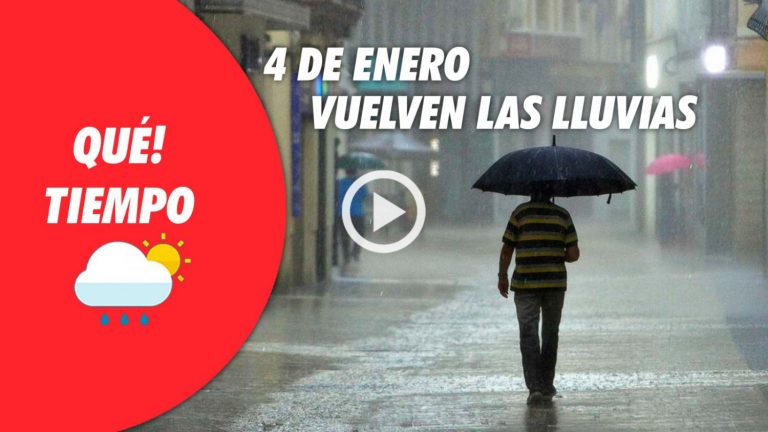 Tiempo loco y temperaturas frías el martes 4 de enero