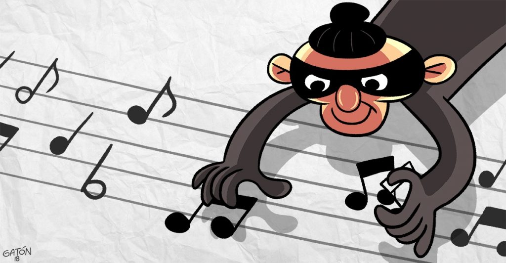 10 cantantes acusados de plagio 124 ¿De dónde proviene la palabra plagio?