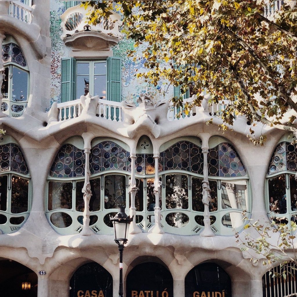 La Casa Batlló forma parte de la Manzana de la Discordia