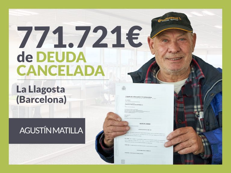 Repara tu Deuda Abogados cancela 771.721 € en Barcelona (Catalunya) con la Ley de Segunda Oportunidad