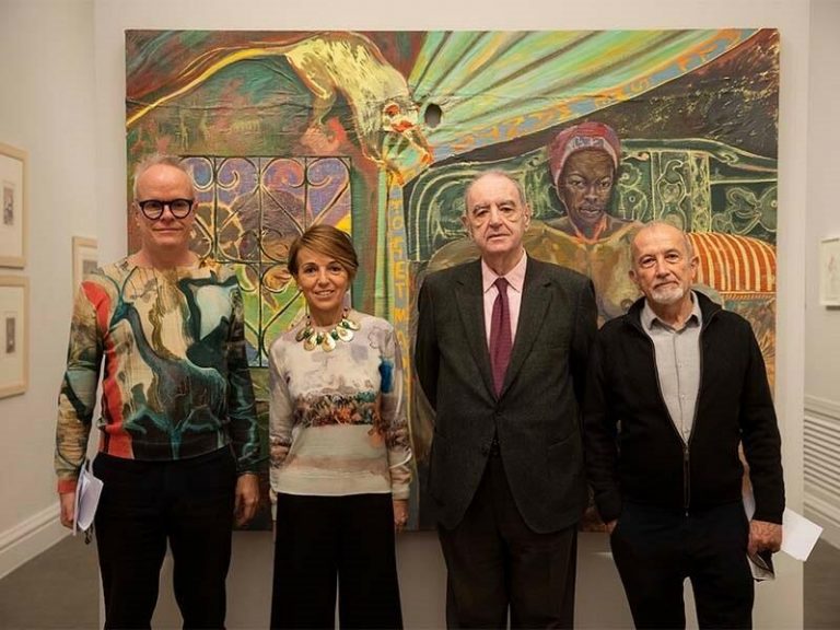 El artista keniata Michael Armitage dialoga con la obra de Goya en la Calcografía Nacional