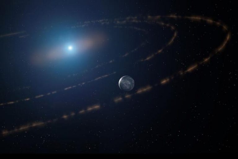 Observan cuerpos planetarios en una zona habitable de una estrella muerta