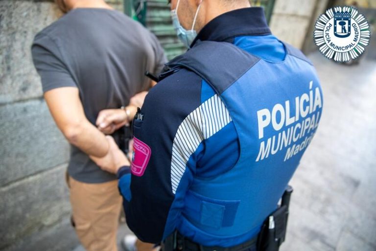 Policía Municipal de Madrid anota más del doble de arrestos por ataques a la autoridad