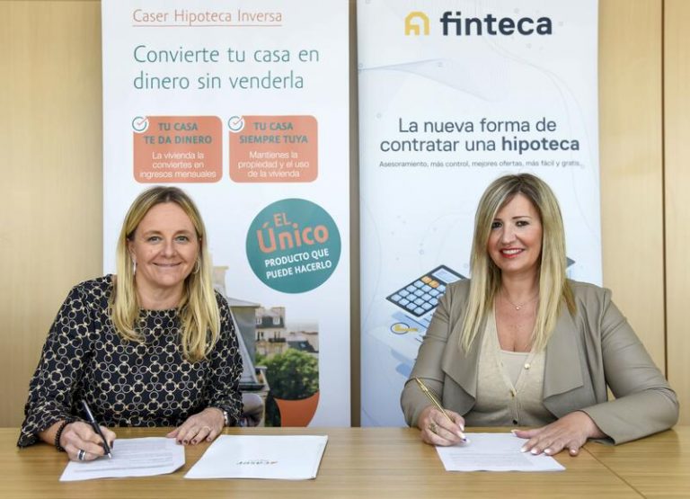 Finteca comercializará hipotecas inversas en España de la mano de Caser