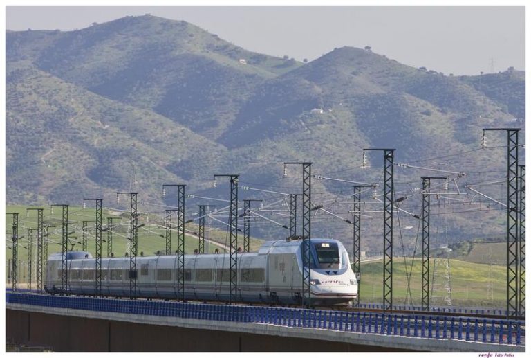Trasbordan a los pasajeros de un Ave Málaga-Madrid tras detenerse por un arrollamiento
