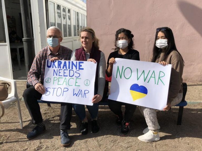 Ucranianos acogidos en Valencia piden unidad de Europa ante la guerra