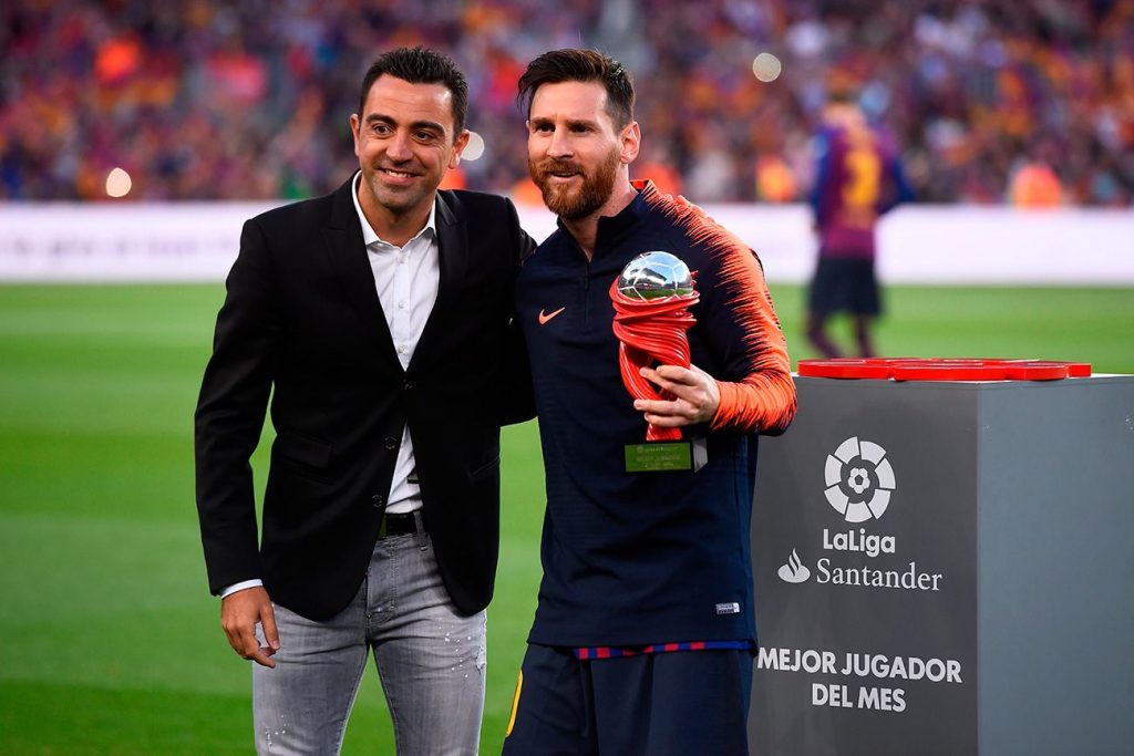 El mayor empuje sería Xavi Hernández
