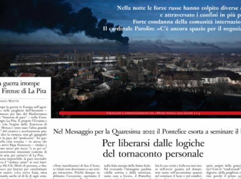 El periódico del Vaticano lleva la hora más oscura del ataque ruso a Ucrania a la portada