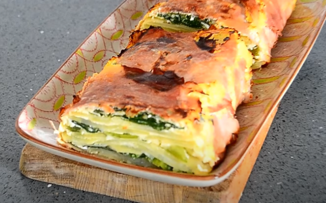 Milhojas salados: cómo hacerlos con patatas, acelgas y queso