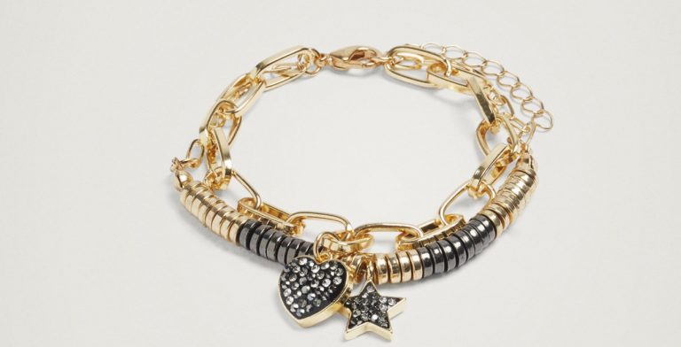 La pulsera combinada de Parfois que se agota rápido cuesta 8,99 euros