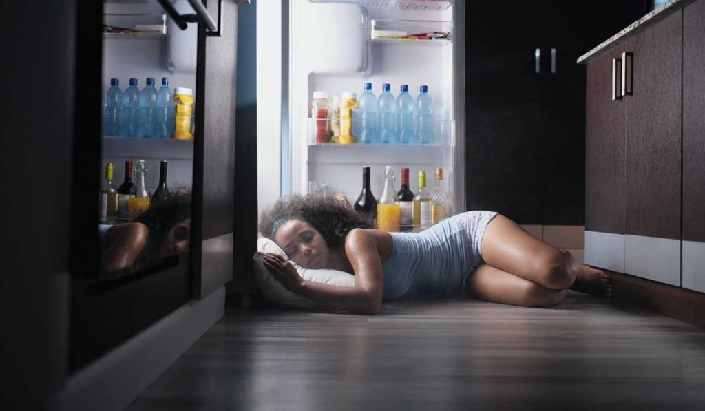 Te abres camino a través de ellos y sudas en el proceso