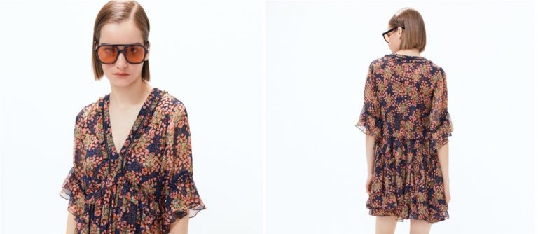 El vestido de flores de Sfera que te vas a poner cuando pase el frío