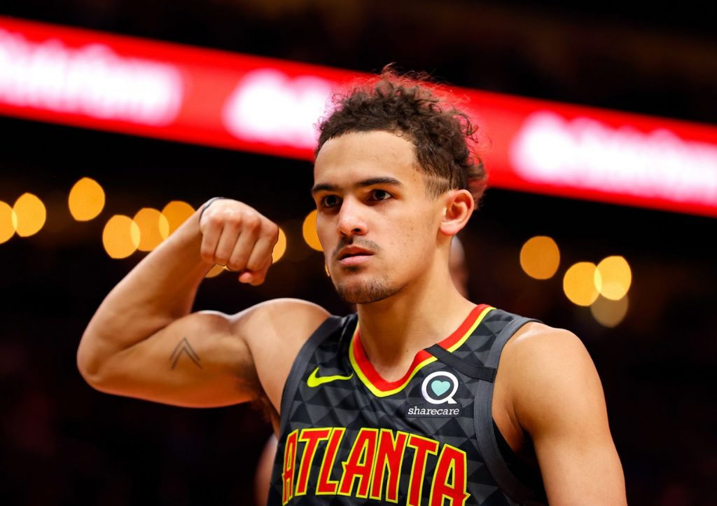 Trae Young se muestra confiado para el juego