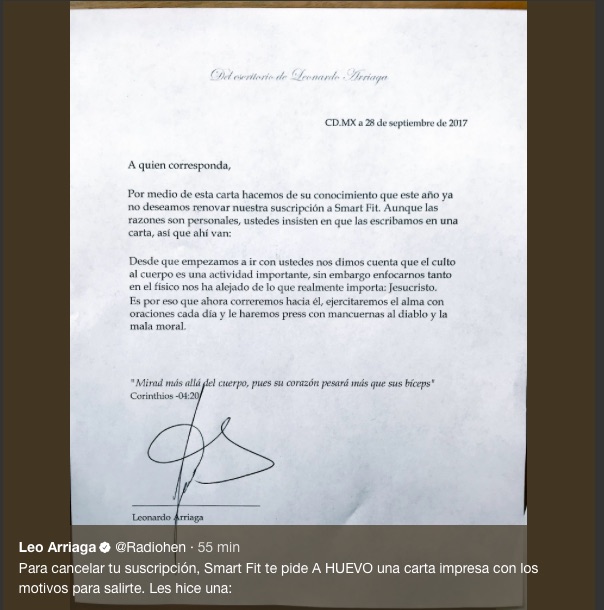 Las cartas más virales compartidas en las redes sociales