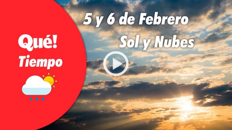 Este finde, el combo de sol y nubes. El tiempo para el 5 y el 6 de febrero