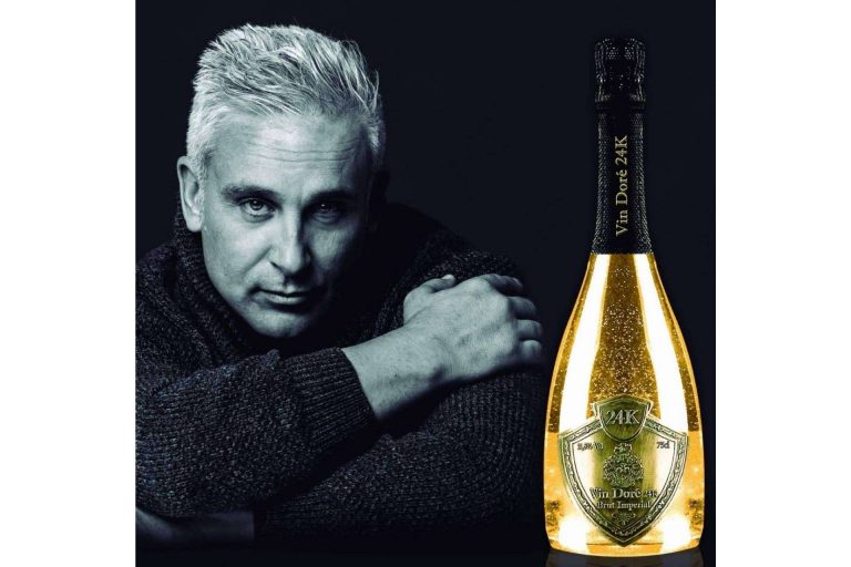 Vin Doré 24K, el vino de las celebridades con polvo de oro comestible