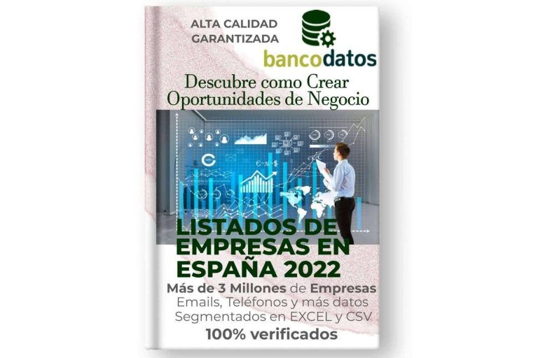 Crecer de forma fácil y segura generando oportunidades de negocio para empresas, pymes o autónomos a través de listados de bases de datos de empresas en España