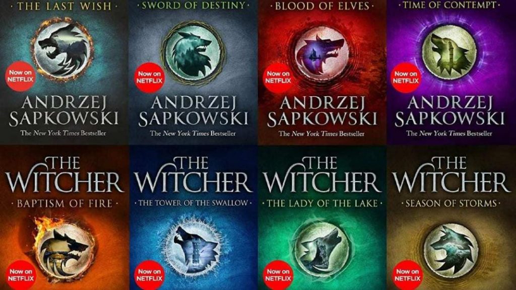 Los libros de la Saga de Geralt de Rivia