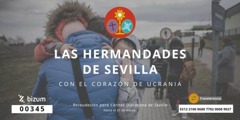 Las hermandades de Sevilla ponen en marcha una campaña de donativos para ayudar a los refugiados