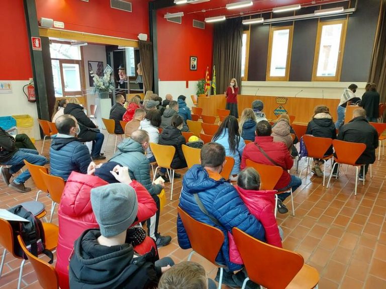 36 familias ucranianas de Guissona acogen a 75 familiares ucranianos