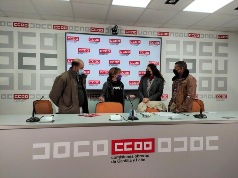 CCOO e inmigrantes de Castilla y León recuerdan su importancia a Mañueco