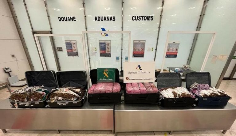 Requisados en el aeropuerto de Barajas 92 kilos de 'khat', la llamada cocaína africana