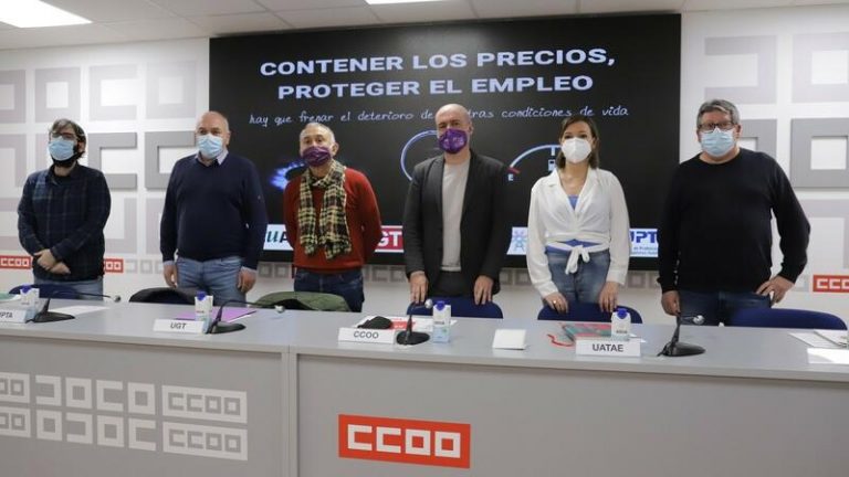 Sindicatos y asociaciones convocan movilizaciones el 23 de marzo contra la subida de los precios de la energía